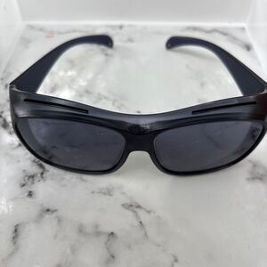 Unisex Black Outdoor Driving Over Eyestrain Sunglasses